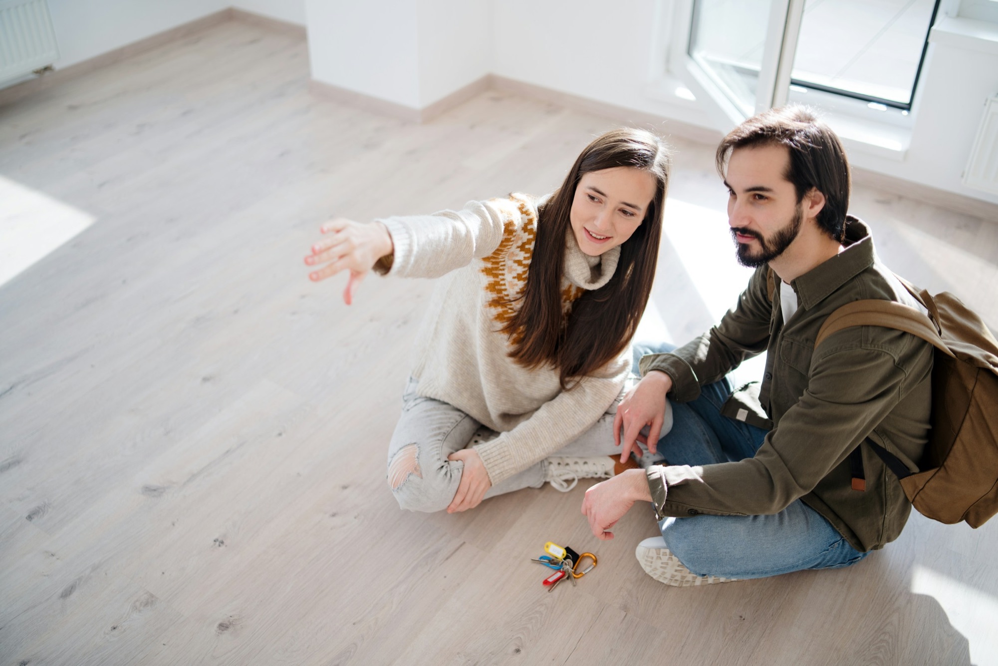Entrega de llaves de una vivienda