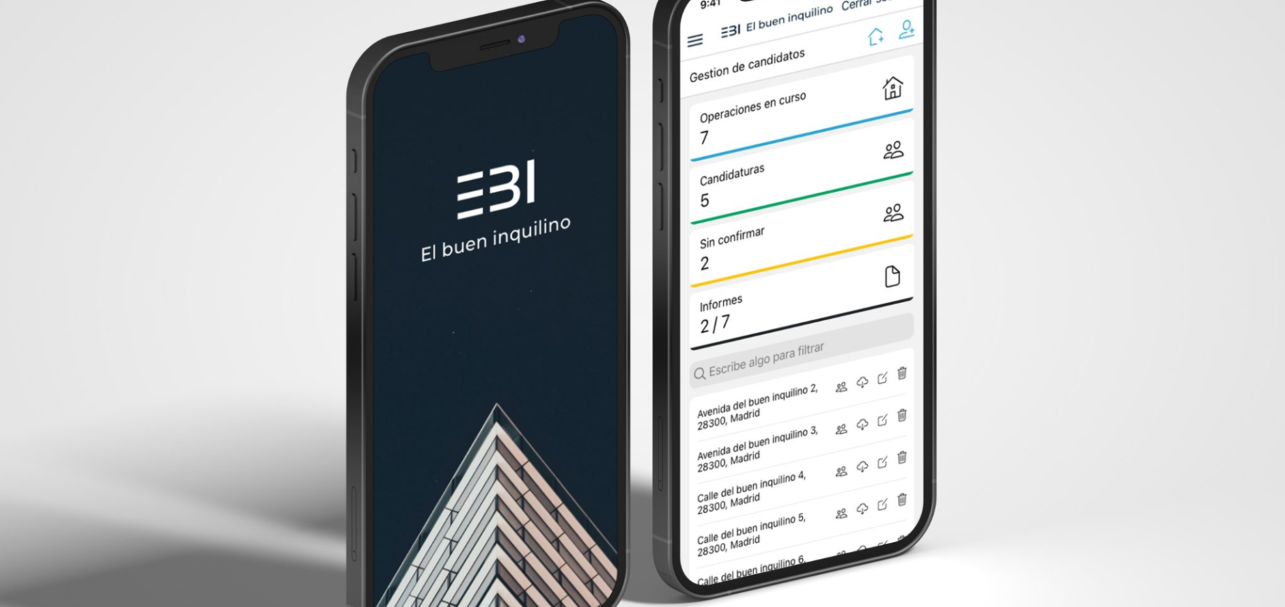 Web móvil El Buen Inquilino